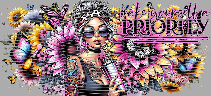 16oz Sunflower Girl-SU-138